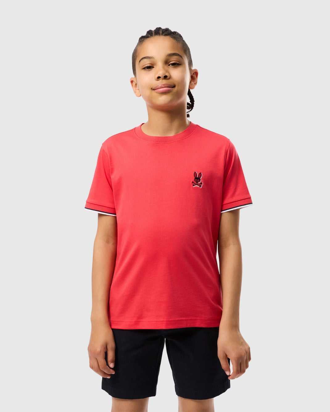 Polos Psycho Bunny Kayden Fashion Tee Hibiscus Enfant | NSF-44759215